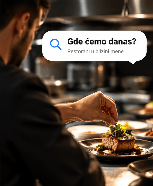Google pretraga restorana prema lokaciji i ponudi