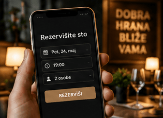 Online rezervacija stolova u restoranu